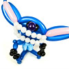 sculpture ballon lilo et stitch
