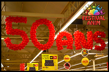 50 ans ballon decoration conforama troyes