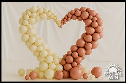 coeur ballon mariage