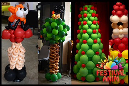 decoration ballon sapin de noel