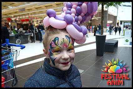 maquillage enfant papillon