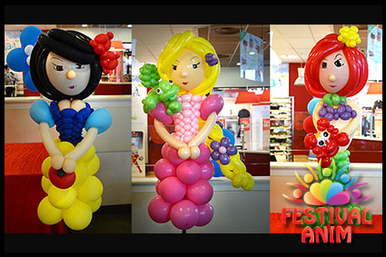 sculpture ballon princesse