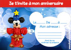 invitation mickey anniversaire 3 ans
