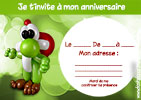 invitation anniversaire yoshi