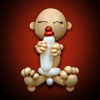 sculpture ballon bebe