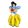 sculpture ballon blanche neige