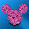 sculpture ballon forme mickey