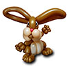 sculpture ballon lapin