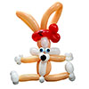 sculpture ballon lapin ninja