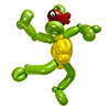sculpture ballon tortue ninja